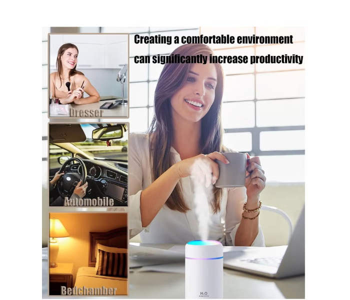 Colorful Mini Humidifier, USB Rechargeable Humidifier in UAE