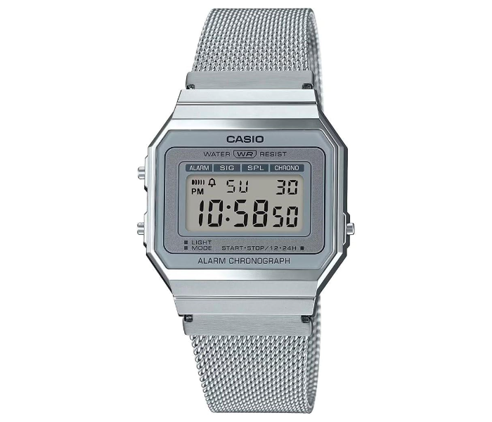 Casio Vintage Series Stainless Steel Digital Wrist Watch A700wm-7adf Silver in UAE