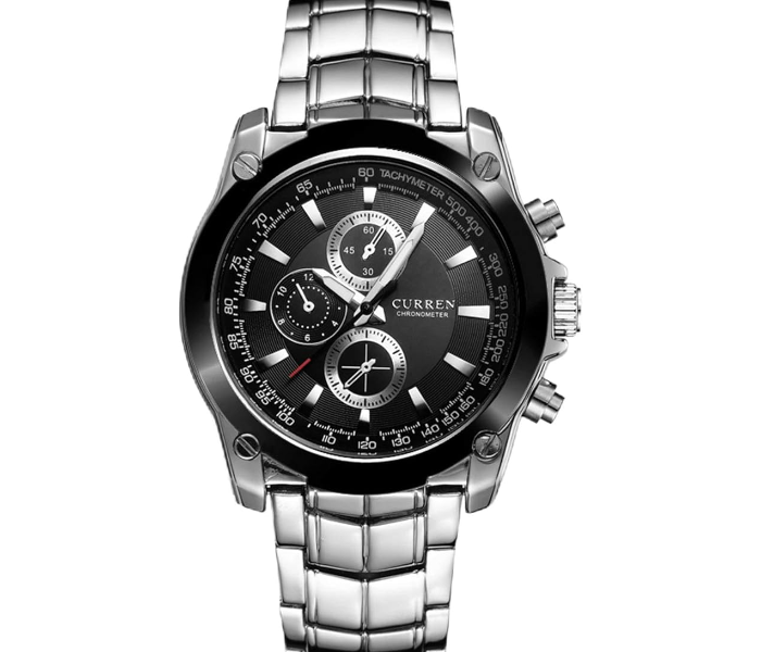 Curren 8025 Stainless Steel Analog Casual Watch For Men in UAE