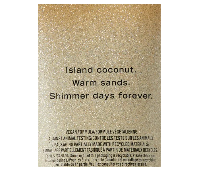 Victoria's Secret Coconut Passion Shimmer Lotion 236ml – Warm Vanilla Coconut Glow Moisturizer in UAE