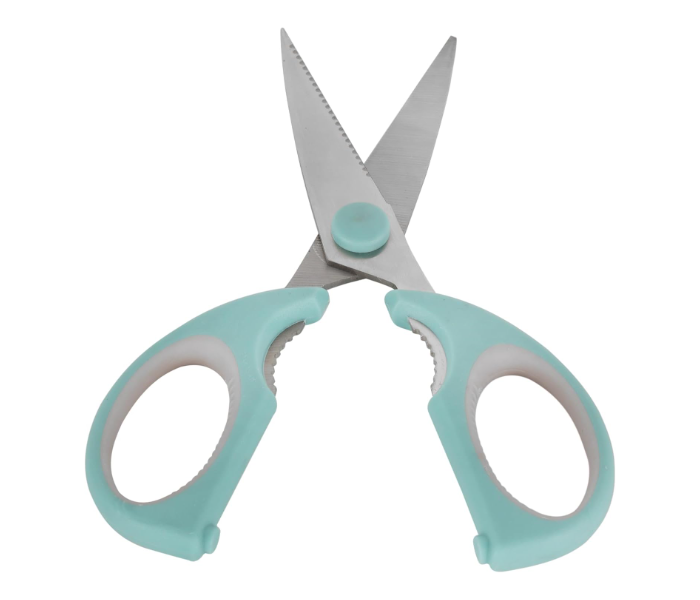 Royalford RF12645 Kitchen Scissors 2 in1 Design with Stainless Steel Blade and PP Handle - Assorted in UAE