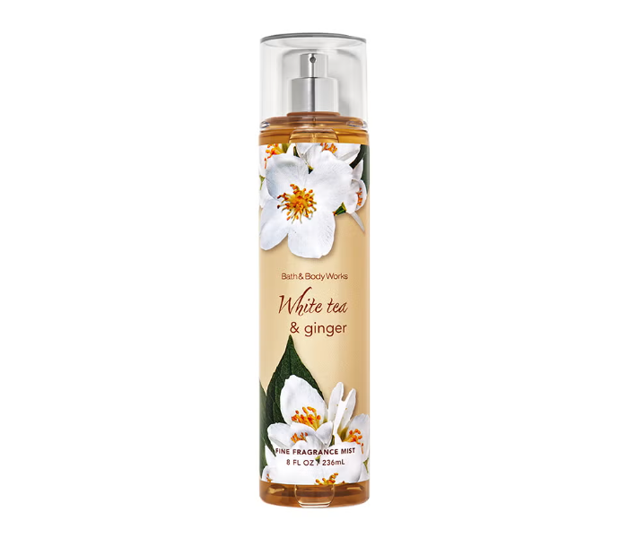 Bath & Body Works White Tea & Ginger Fine Fragrance Mist 236 ml in UAE