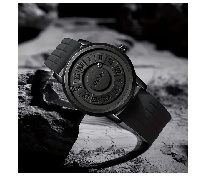 Trending New Men's Creative Magnetic Scrolling Beads Quartz Watch for Men Waterproof watches in KSA