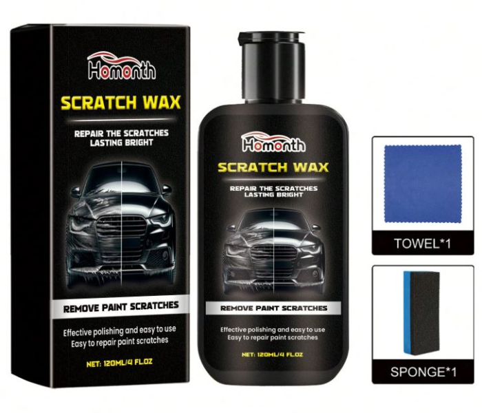 HOMONTH Car Scratch Remover Paint Care Tools Auto Swirl Remover Scratches Repair Polishing Auto Body Grinding Compound Anti Scratch Wax in UAE