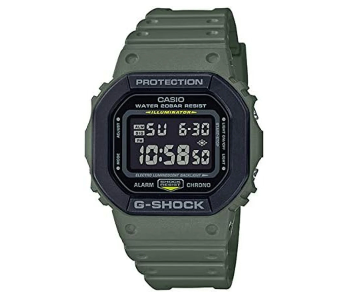 Gshock DW-5610SU-3ER Unity Color Military Green Square Digital Men's Watch - Khaki in UAE