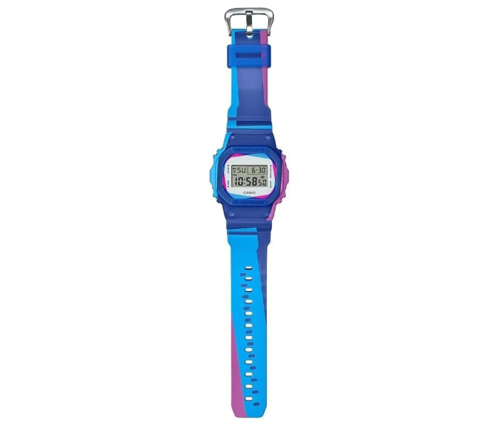 Casio G-Shock Watch - DWE-5600PR-2DR Clear Dial Multicolor Band in UAE