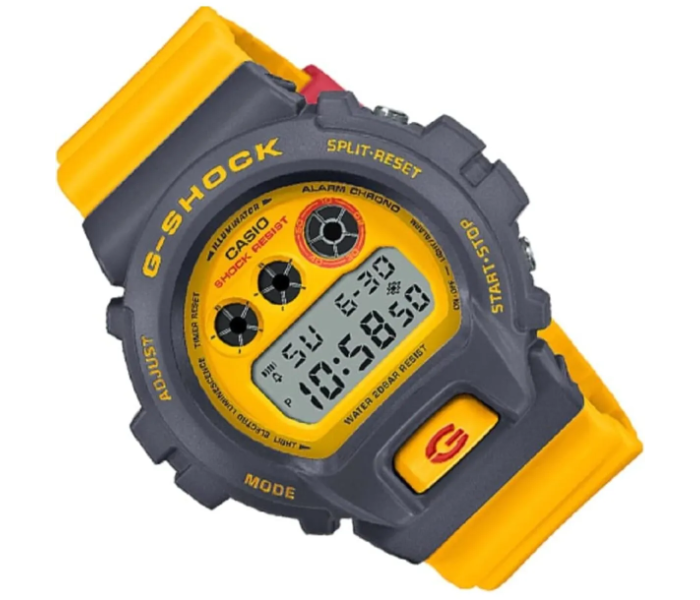 Casio G-Shock DW-6900Y-9DR Watch Yellow Dial Yellow Band in UAE