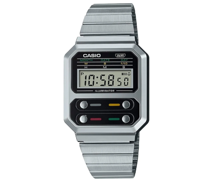 Casio A100WE-1ADF Collection Men's Digital Watch Vintage - Multicolor in UAE