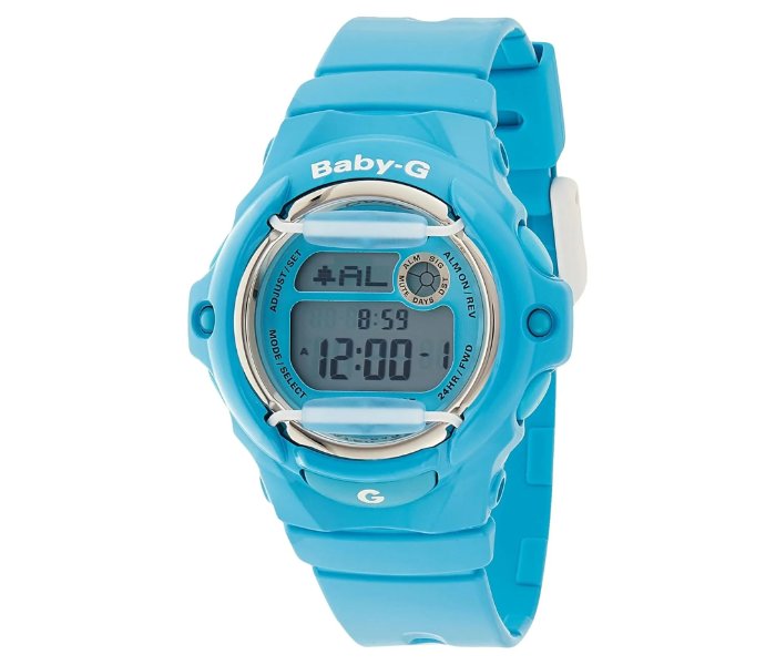 Casio Baby-G BG169R-2B Collection Neutral Digital Dial Women's Watch - Blue in UAE