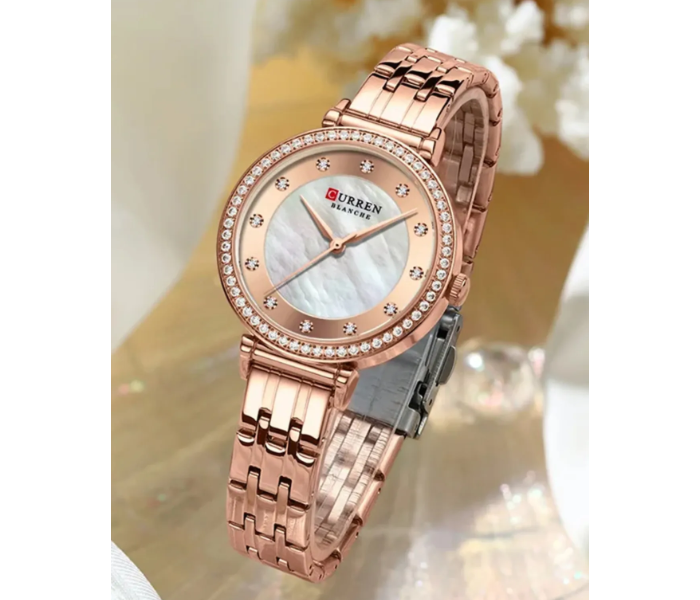 Curren JPN9087RG Stainless Steel Analog Watch - Rose Gold in UAE