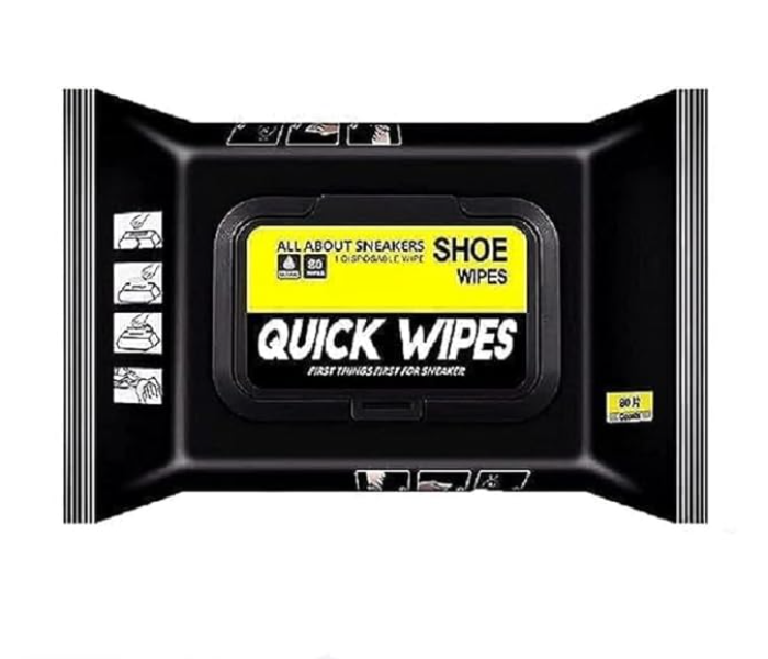 Shoe Sneaker Wipes Cleaner White Shoe Quick Wipe Multipurpose Sneaker Wipes No Wash Sports Shoes in UAE