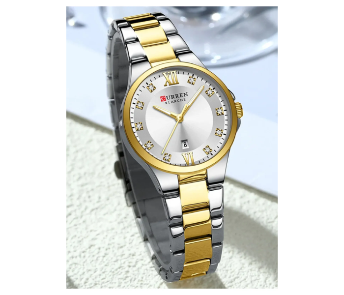 Curren JPN9107GS9 Fashion Ladies Watch - Silver in UAE