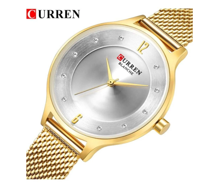 Curren 9036 Beautiful Analog Quartz Wrist Watch for Ladies - Gold in UAE