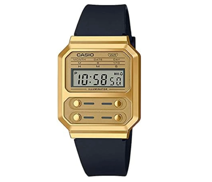 Casio A100WEFG-9ADF Collection Men's Digital Watch Vintage - Black in UAE