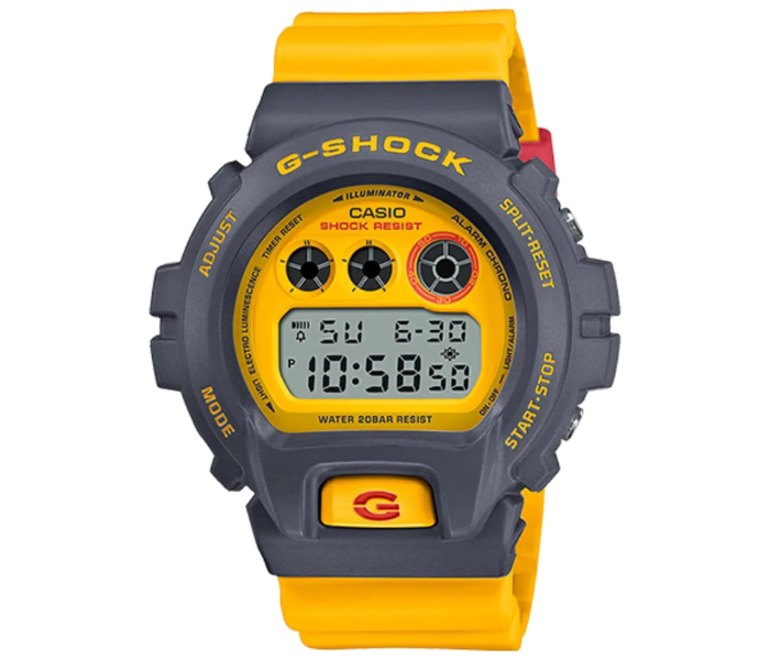 Casio G-Shock DW-6900Y-9DR Watch Yellow Dial Yellow Band in UAE