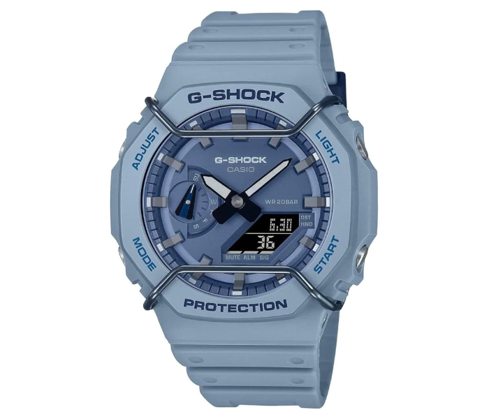 Casio G-Shock GA-2100PT-2ADR Analog-Digital World Time Watch - Blue in UAE