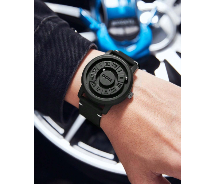 Trending New Men's Creative Magnetic Scrolling Beads Quartz Watch for Men Waterproof watches in KSA