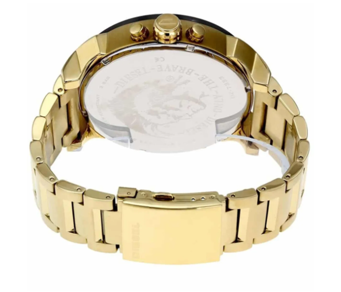 Diesel Men's Mr. Daddy 2.0 Round Shape Stainless Steel Chronograph Wrist Watch 57 mm - Gold - DZ7333 in UAE