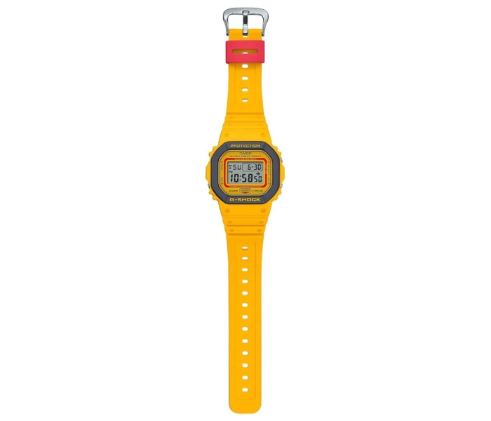 Casio G-Shock Watch - DW-5610Y-9DR Clear Dial Yellow Band in UAE