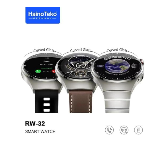 MACON Haino Teko Germany Smart Watch 4 pro RW-32 with AMOLED Curved Glass Screen in UAE