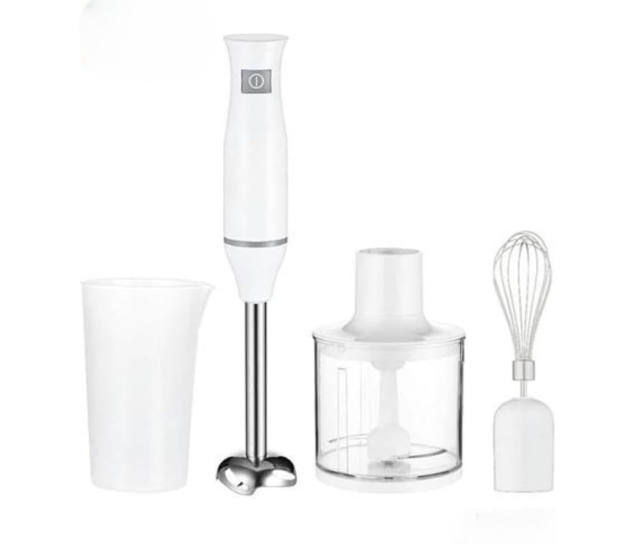 RAF 300W 4-blade Handheld Electric Blender Stainless Steel Food Cooking Stick, EU Plug in UAE