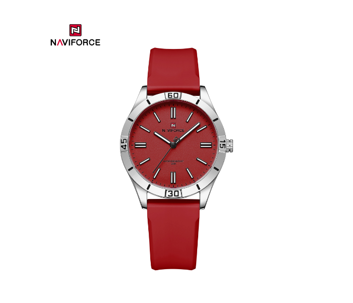 Naviforce NF5041 Quartz Student Sports Waterproof Silicone Strap Luminous Casual Women’s Watch (SRR) in KSA