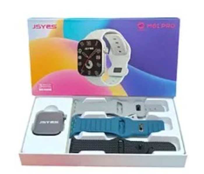 MACON SYES M61 Pro Smartwatch with Bluetooth Calling, Fitness Tracking, and Large Display in UAE