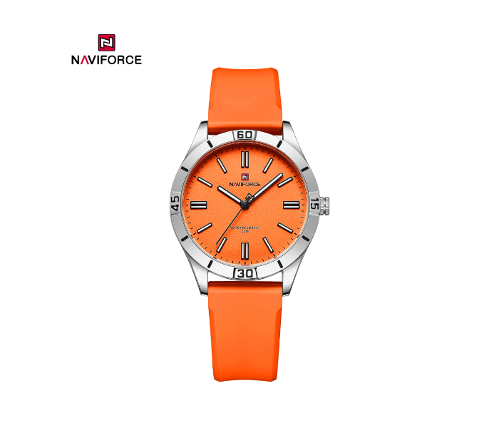 Naviforce NF5041 Quartz Student Sports Waterproof Silicone Strap Luminous Casual Women’s Watch (SOO) in KSA