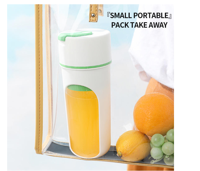 ZERO SPACE ZJ2019 Portable Juicer Cup 400ml – Rechargeable Blender for Fresh Juice, Smoothies & Shakes – USB, Easy to Clean, Travel-Friendly in KSA