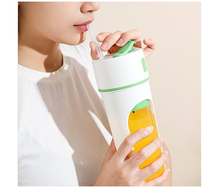 ZERO SPACE ZJ2019 Portable Juicer Cup 400ml – Rechargeable Blender for Fresh Juice, Smoothies & Shakes – USB, Easy to Clean, Travel-Friendly in KSA