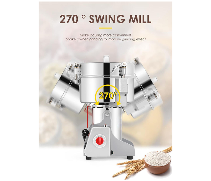 DLC 3200W High-Speed Coffee and Spice Grinder – 800g Large Capacity Electric Grinder for Beans, Nuts, Grains & Herbs – Multifunctional Stainless Steel Mill in KSA