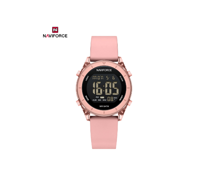 MACON NF7108 Fashion Design Digital Silicone Strap 5ATM Sport Gift Wristwatch for Youth PP in UAE