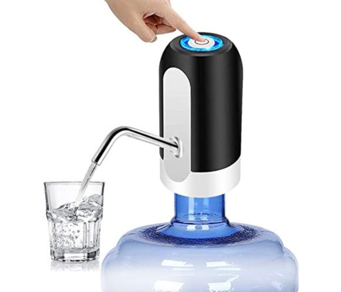 Automatic Water Bottle Pump – USB Rechargeable Dispenser for 5-Gallon Bottles in UAE