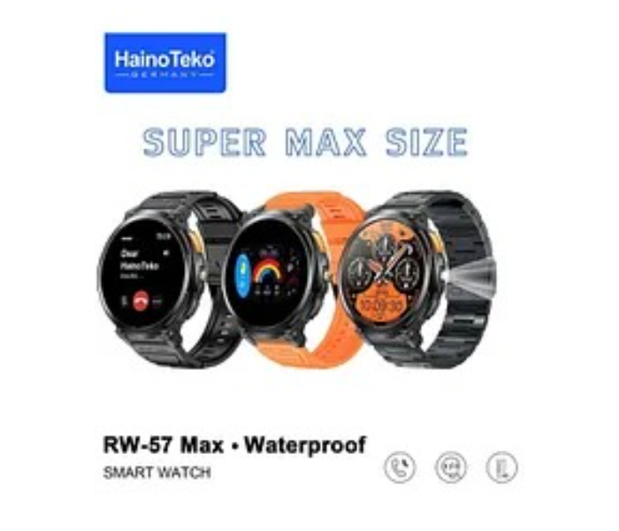 MACON Haino Teko RW-57 Max Waterproof Smartwatch With Large Screen AMOLED Display Built in UAE