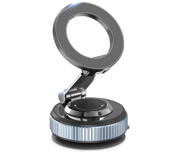 Magnetic Phone Stand for Car 360 Degree Rotatable Phone Holder for MagSafe Strong Magnet Foldable Car Mount with Suction Cup in UAE