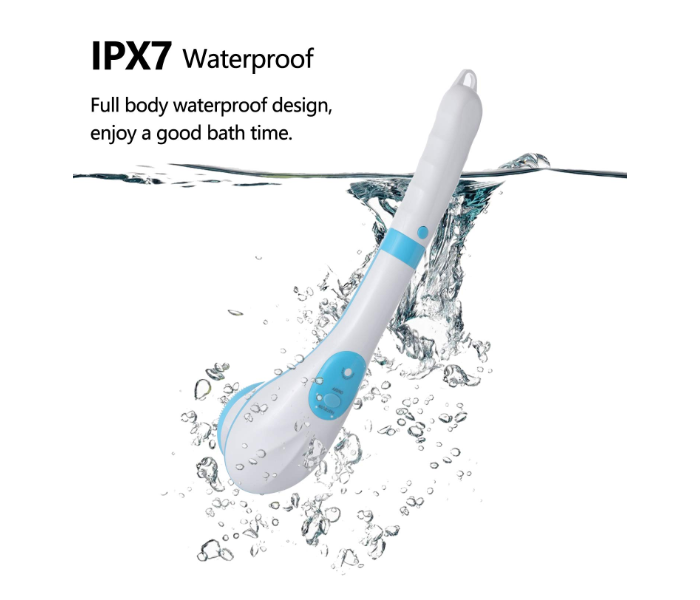 DLC-31803 Electric Bath & Massage Brush – 4 Interchangeable Heads, IPX7 Waterproof, Body Exfoliating & Cleansing Brush in KSA