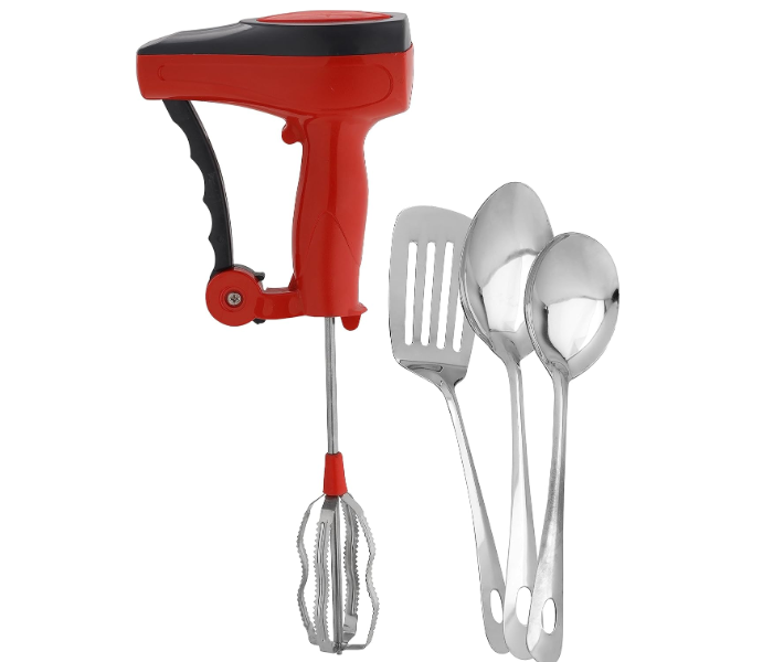 Delcasa DC2790 Hand Blender with 3pcs Serving Spoon – Manual Kitchen Blender for Mixing & Serving in KSA