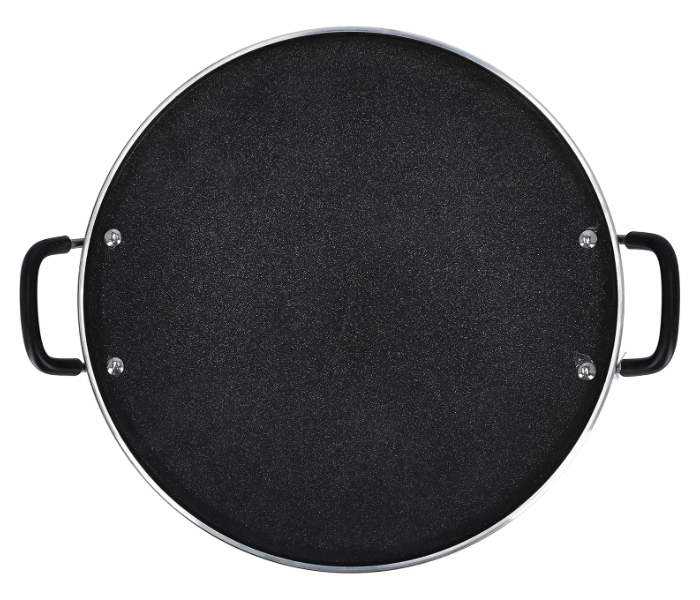 Delcasa DC1908 32.5cm Non-Stick Dosa Tawa – Durable Aluminium, Dishwasher Safe, Silicon Grip Handle in KSA