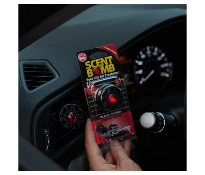 Scent Bomb Vent Clip Air Freshener – Clean Cotton | Long-Lasting Car Odor Eliminator in KSA