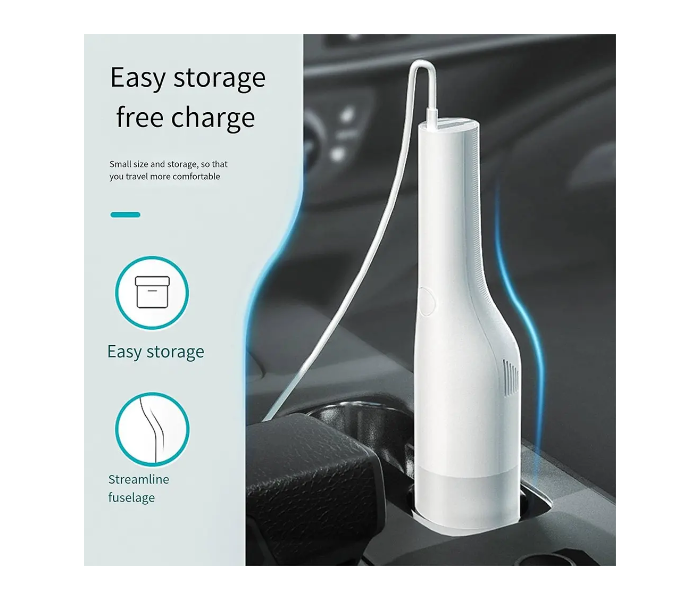 Wireless Handheld Vacuum Cleaner – 6000 Pa Suction, Portable Car & Home, USB-C Recharge in UAE