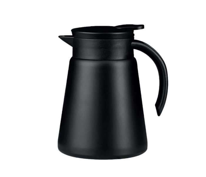 DENX Thermal Coffee Carafe 880ml – Double Wall Vacuum Insulated Stainless Steel Coffee Pot, Keeps Drinks Hot 12 Hours / Cold 24 Hours, Leakproof with Silicone Seal in KSA