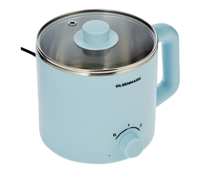 Olsenmark OMK2466 Stainless Steel Multi Kettle 1.6L – Blue, Electric Hot Water Kettle in KSA
