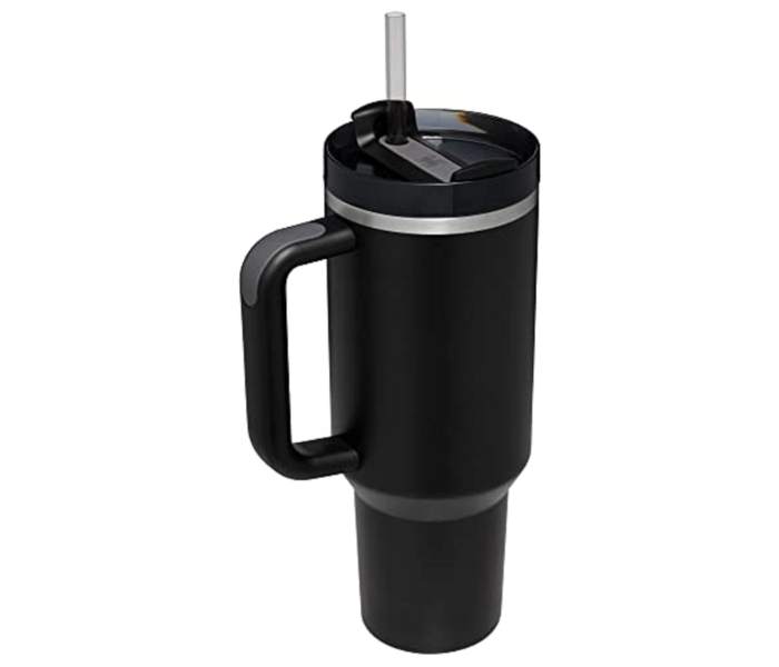 Stanley Quencher 1,18 L H2.0 Flowstate Stainless Steel Vacuum Insulated Tumbler With Lid And Straw Black Color in KSA