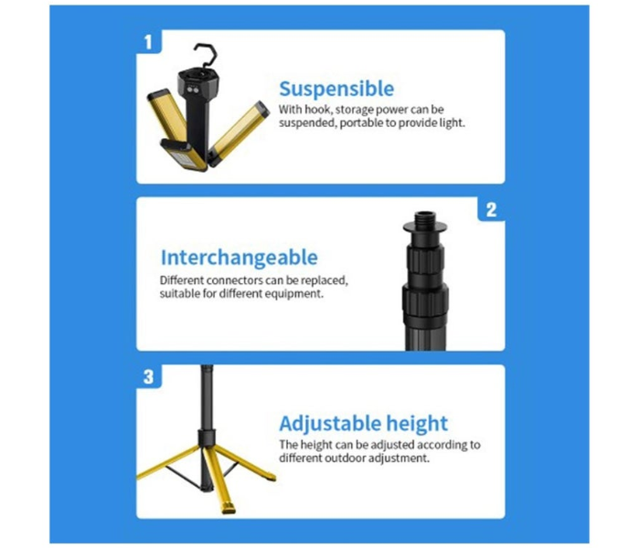 Toby’s VIP 12 Max Rechargeable Camping Light with Torch – Outdoor & Picnic Use in UAE