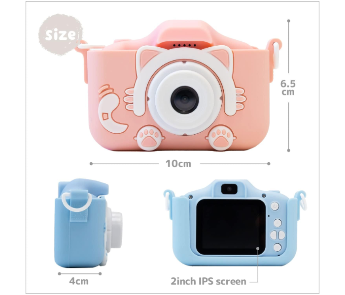Kids Digital Camera with Video Recorder – Shockproof, HD Photography, Fun Toy Camera for Boys & Girls (Ages 3–12) Blue in KSA