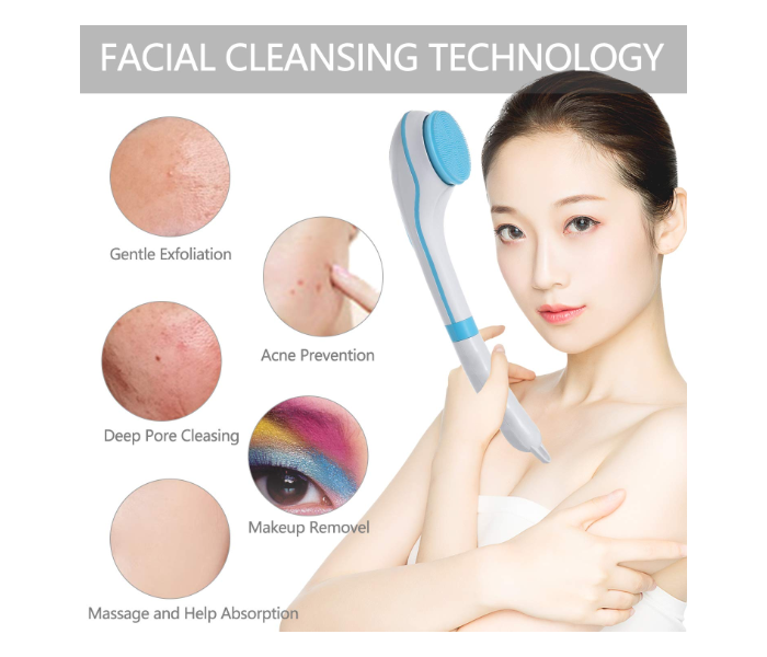 DLC-31803 Electric Bath & Massage Brush – 4 Interchangeable Heads, IPX7 Waterproof, Body Exfoliating & Cleansing Brush in KSA