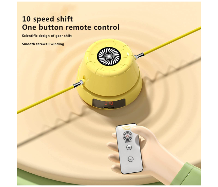 Intelligent Automatic Jump Rope Machine Children Multiple Person Training Electronic Counting Fitness Rope Skipping Machine Remote Control in UAE