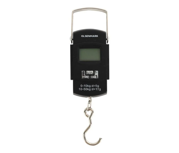 Olsenmark OMLS7036 Portable Electronic Luggage Scale – Handheld Multi-Purpose Hanging Weight in KSA
