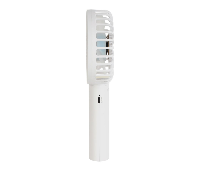 Olsenmark Rechargeable Portable Fan OMF1881 – 3 Speed, Foldable, Long Runtime, Handy Design, Indoor/Outdoor Use, White in KSA
