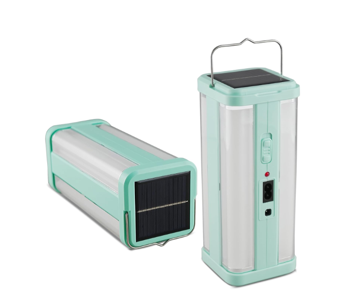 HYNiC HL926 Solar Rechargeable LED Lantern – 1200 mAh Battery, Portable Handle, Built-In Solar Charging & Power Indicator – Compact Lighting for Camping, Emergency & Outdoor Use in KSA